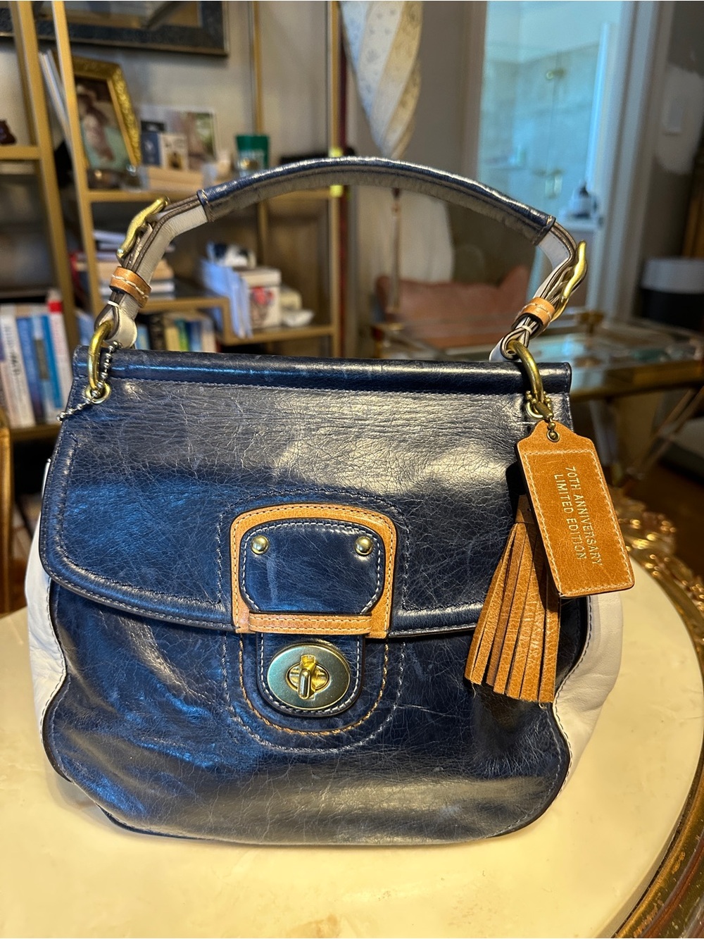 Leather Top Handle Bag - Picture 4 of 6